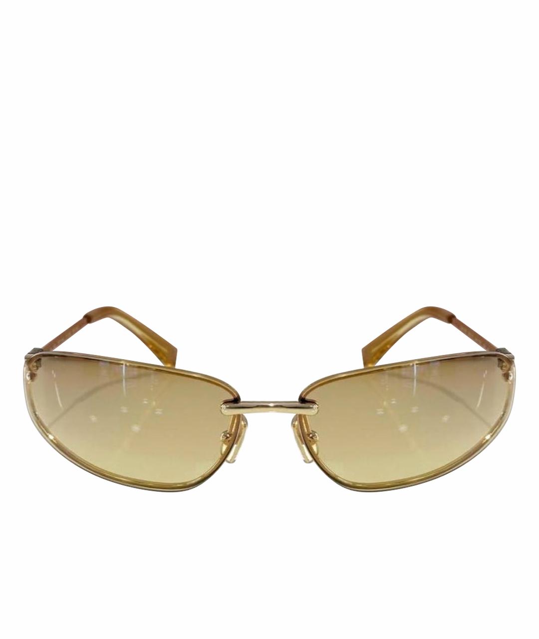 MIU MIU Горчичные солнцезащитные очки, фото 1