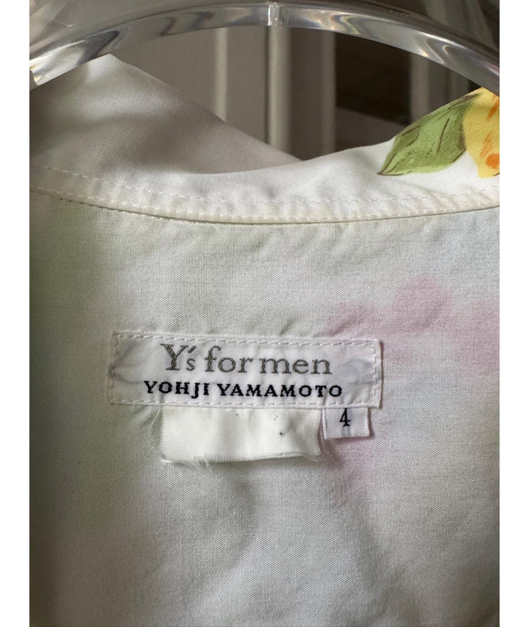 YOHJI YAMAMOTO Белая рубашка, фото 5