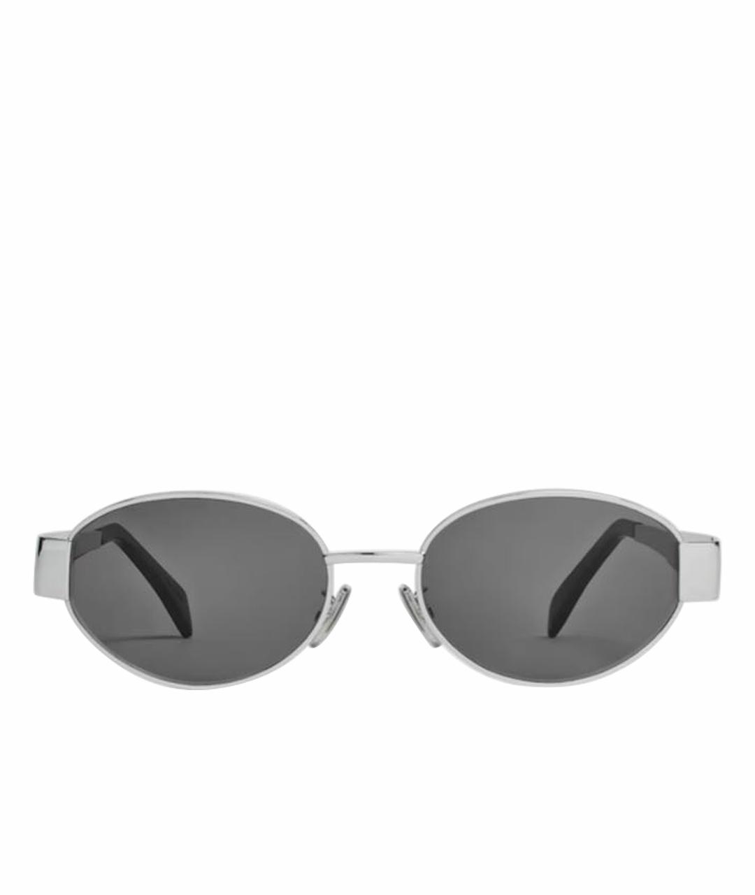 CELINE Черные металлические солнцезащитные очки, фото 1
