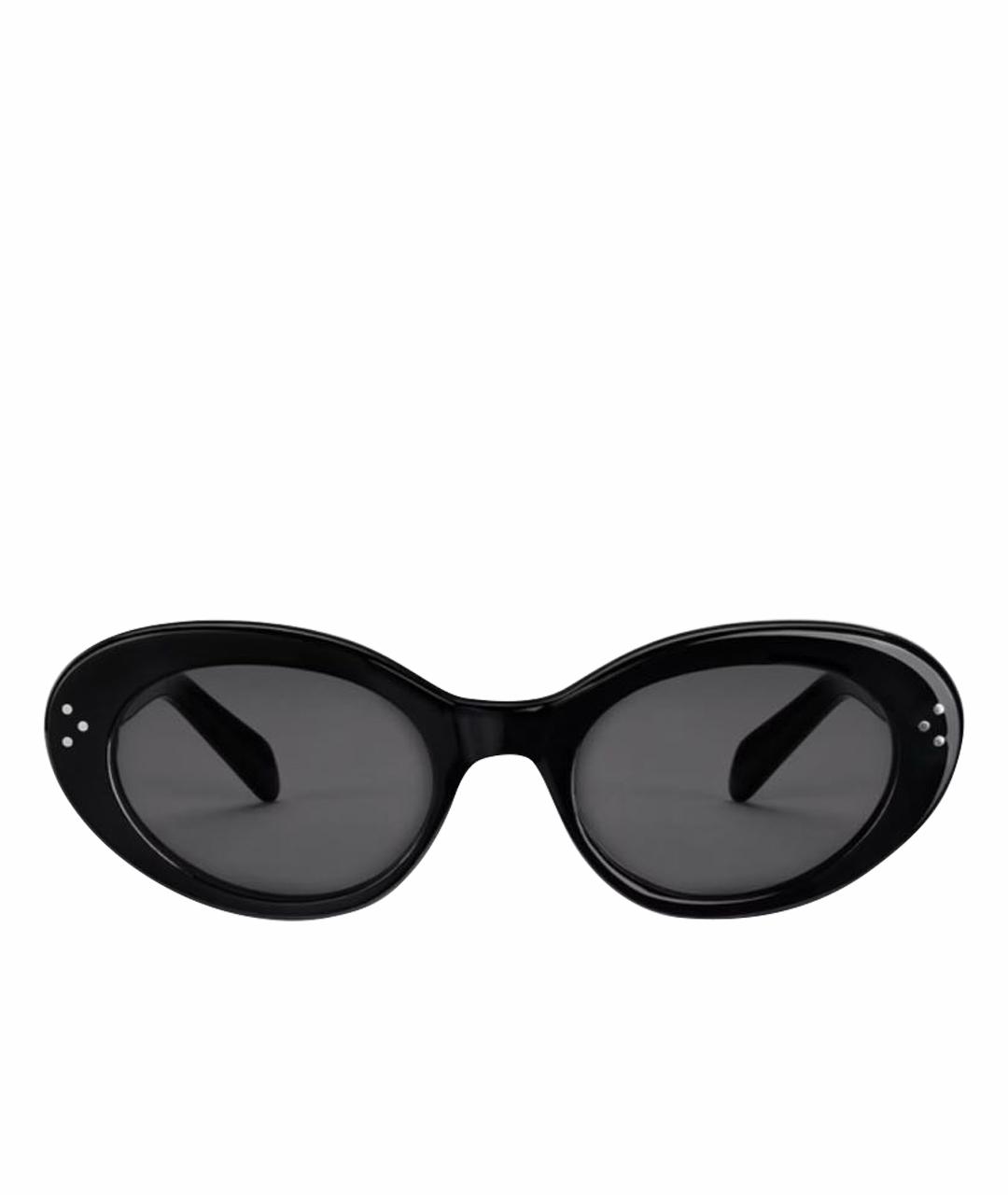 CELINE Черные пластиковые солнцезащитные очки, фото 1