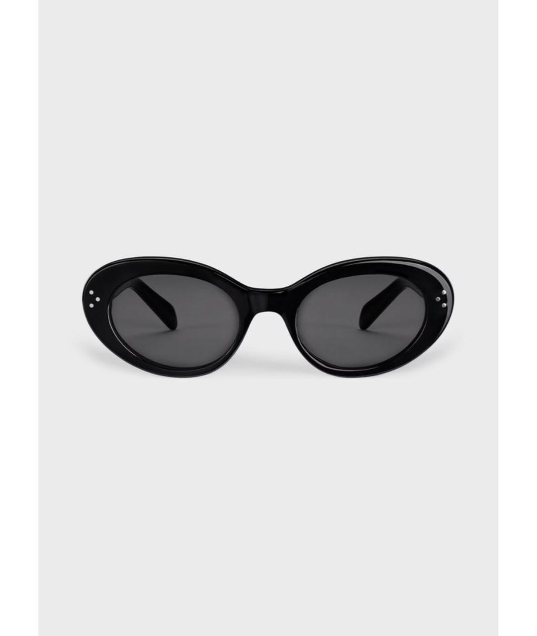CELINE Черные пластиковые солнцезащитные очки, фото 8