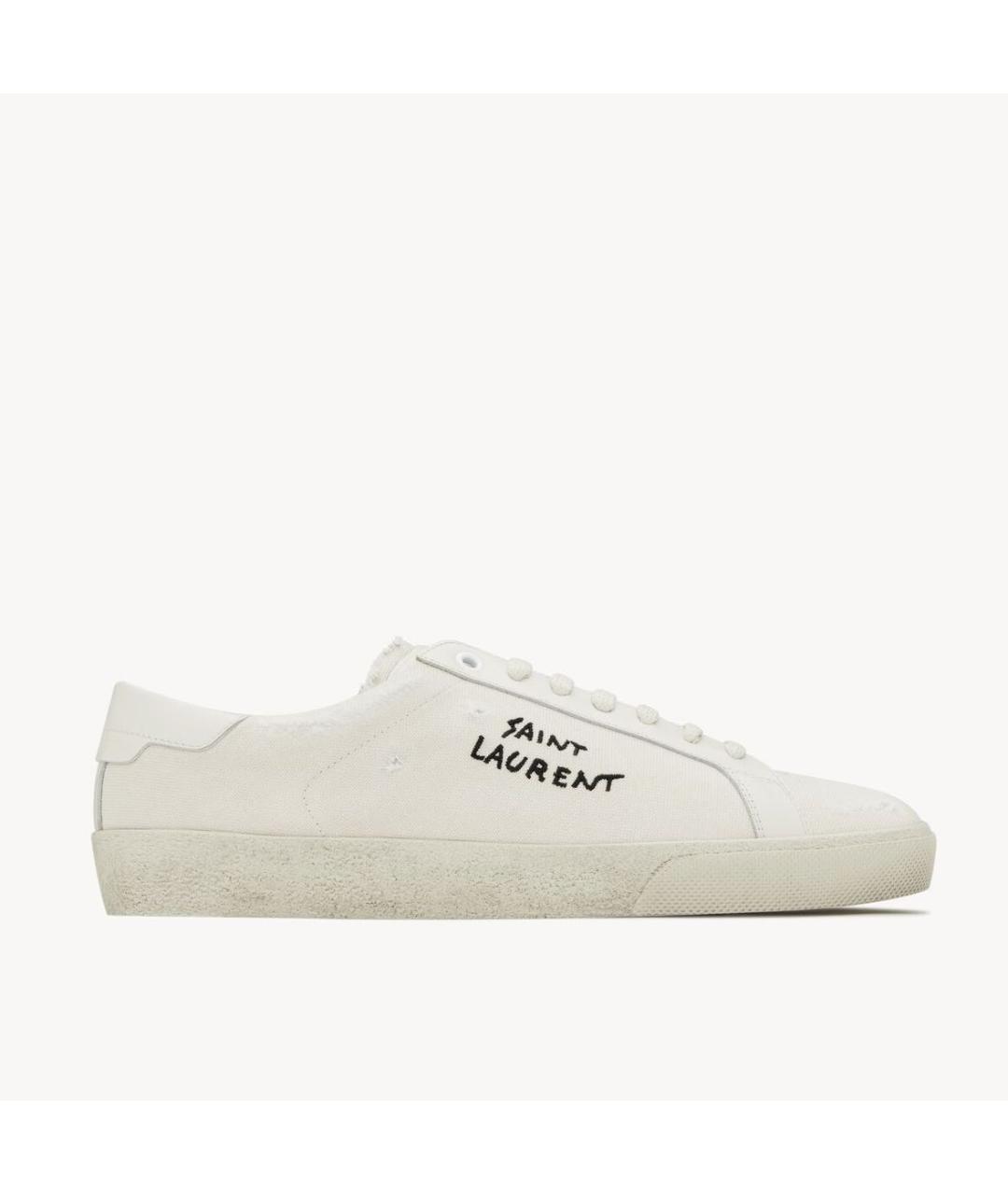 SAINT LAURENT Бежевые кеды, фото 7