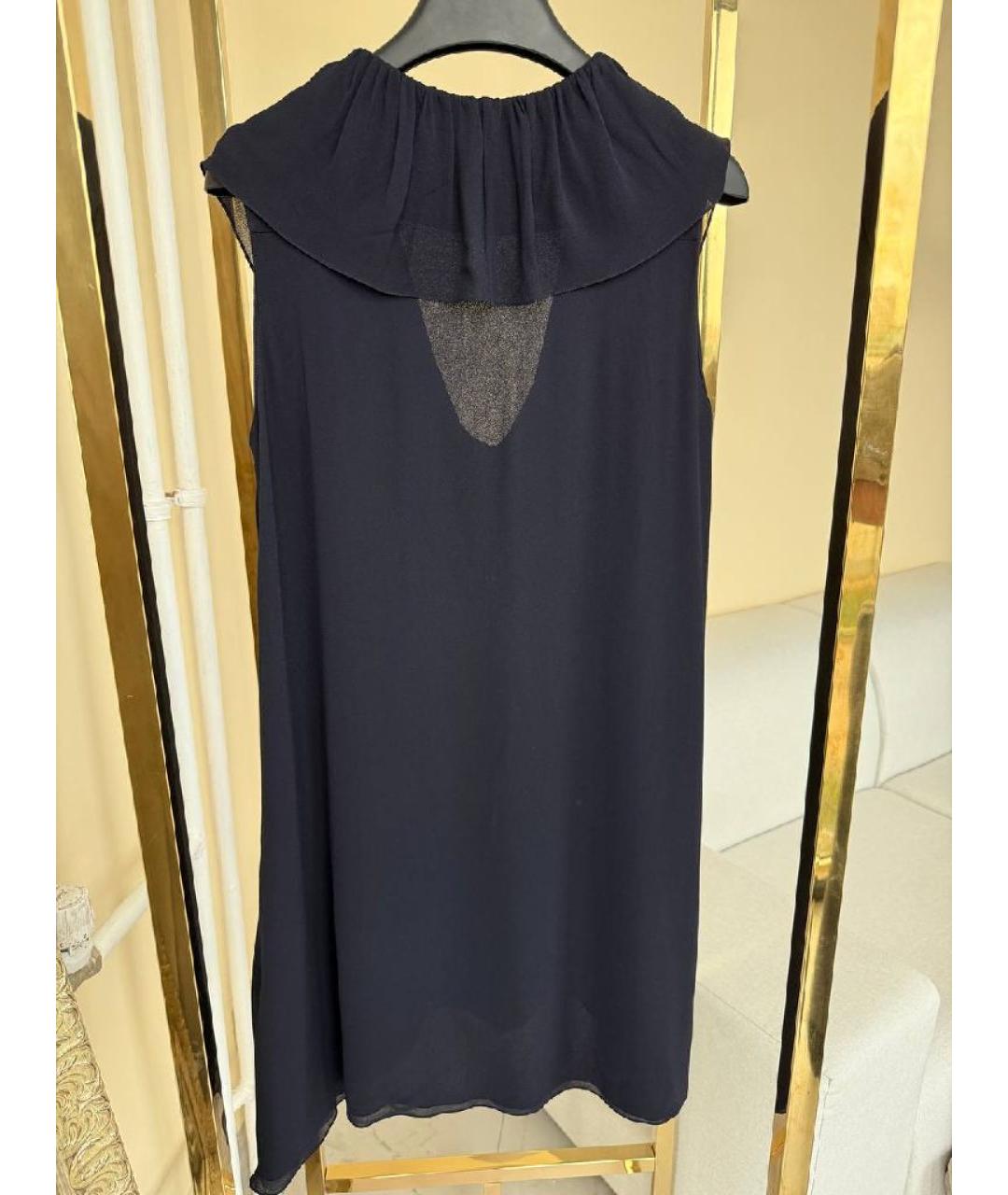 CHLOE Черное вискозное повседневное платье, фото 3
