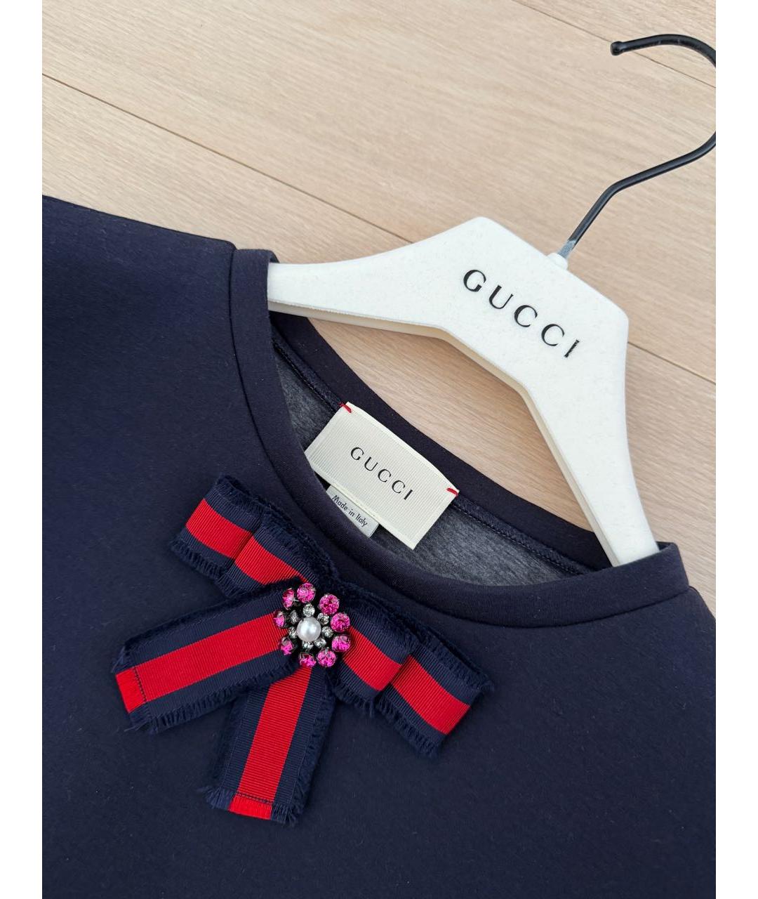 GUCCI KIDS Синяя рубашка/блузка, фото 3