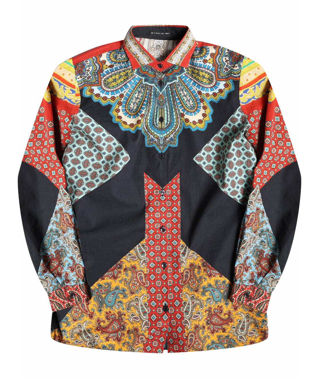 ETRO Мульти хлопковая рубашка, фото 1