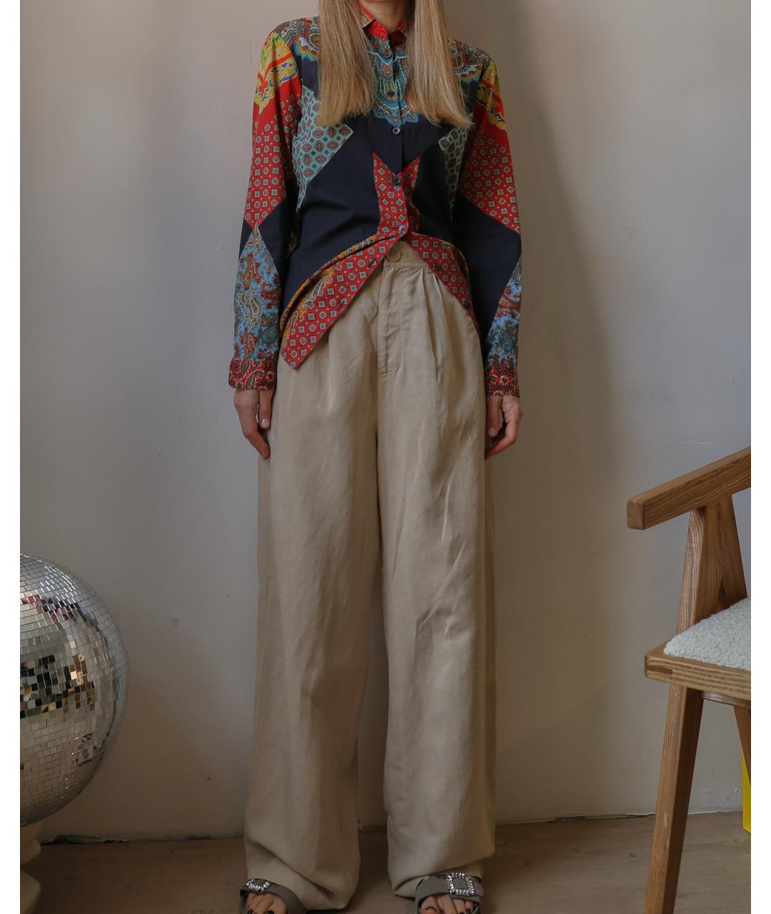 ETRO Мульти хлопковая рубашка, фото 6