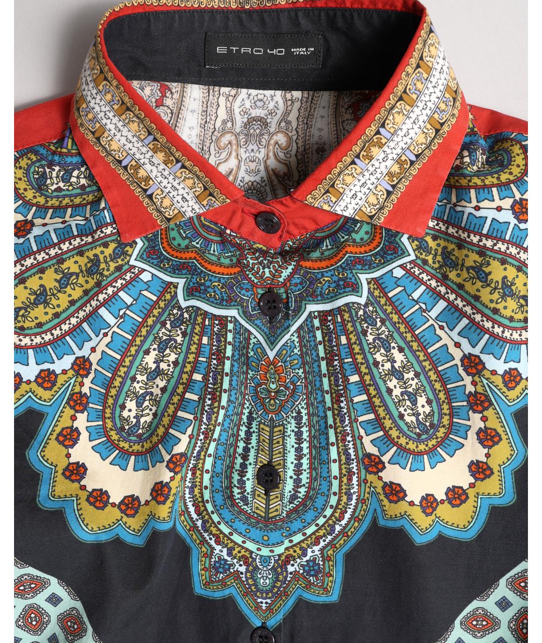 ETRO Мульти хлопковая рубашка, фото 3