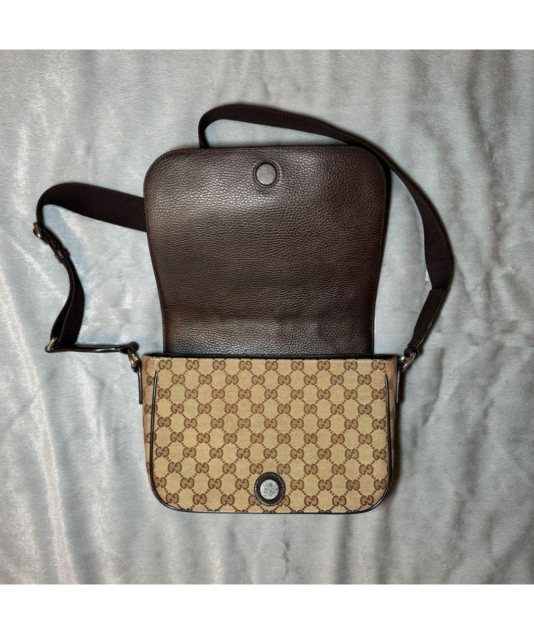 GUCCI Коричневая сумка на плечо, фото 4