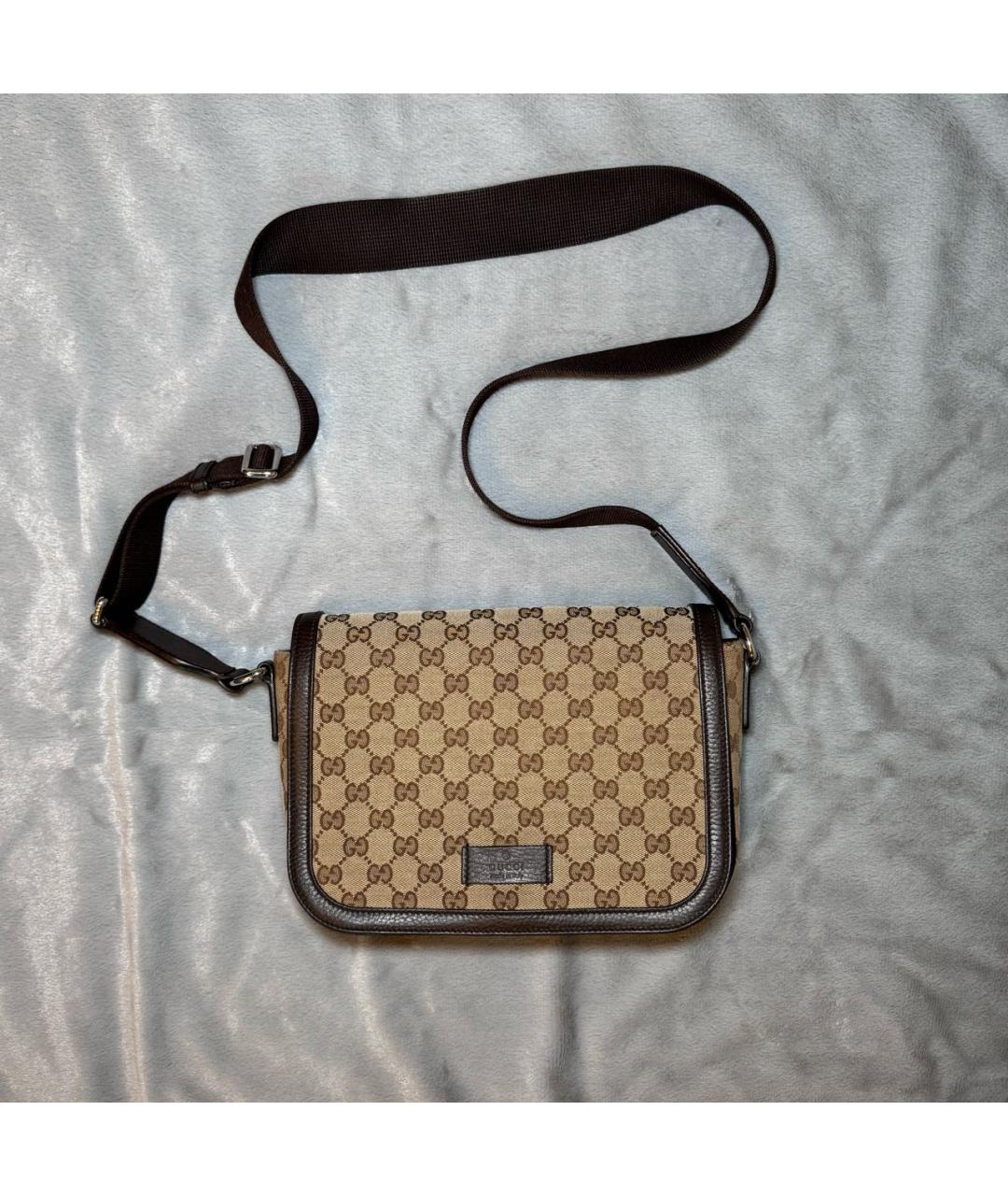 GUCCI Коричневая сумка на плечо, фото 6