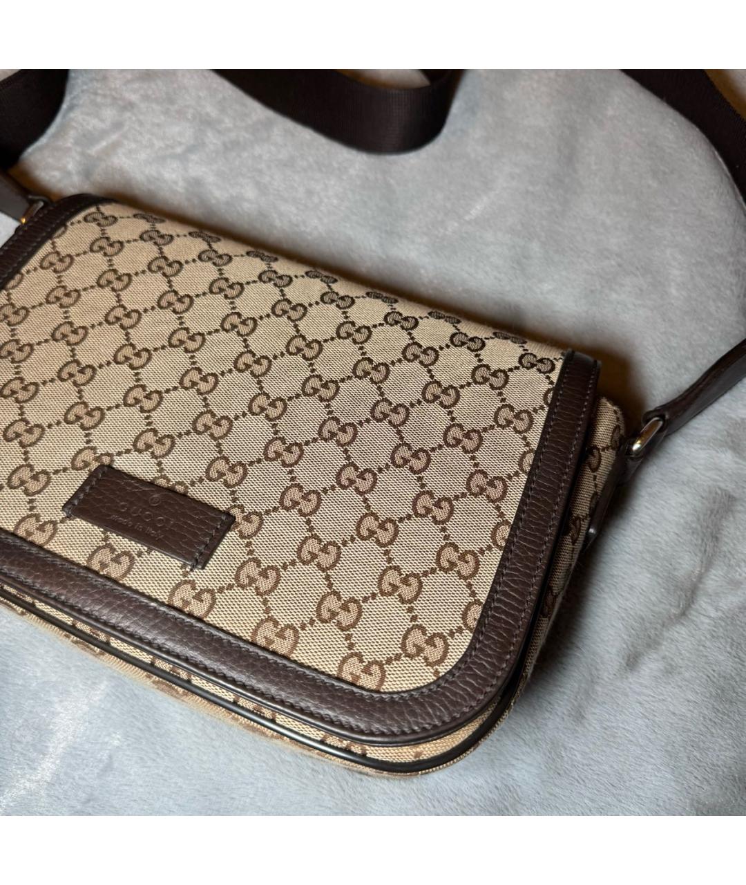 GUCCI Коричневая сумка на плечо, фото 2