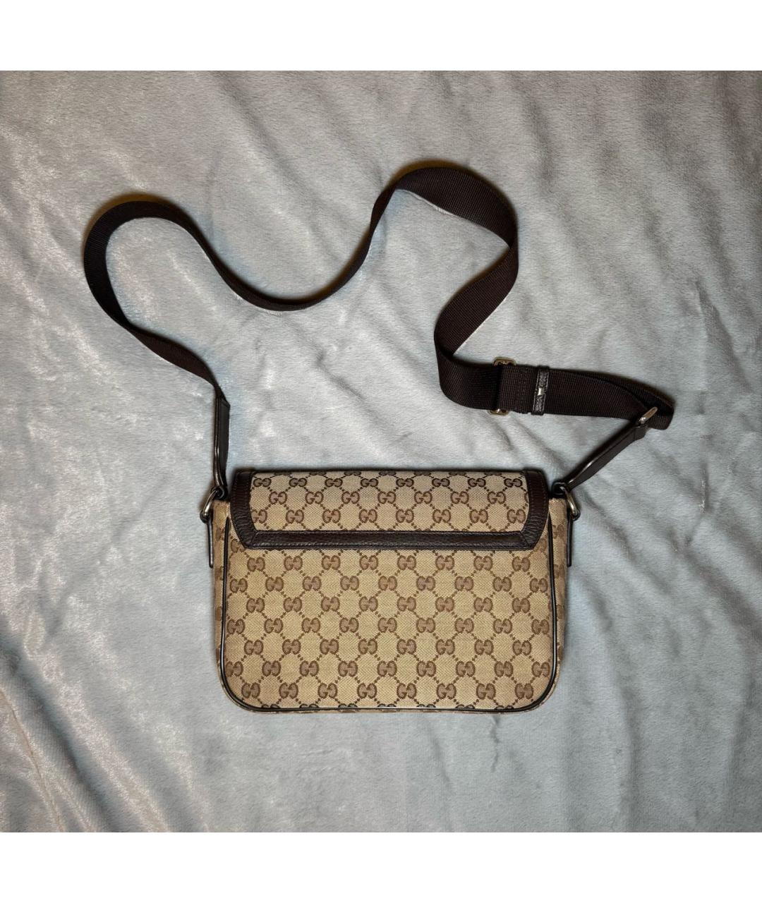 GUCCI Коричневая сумка на плечо, фото 3