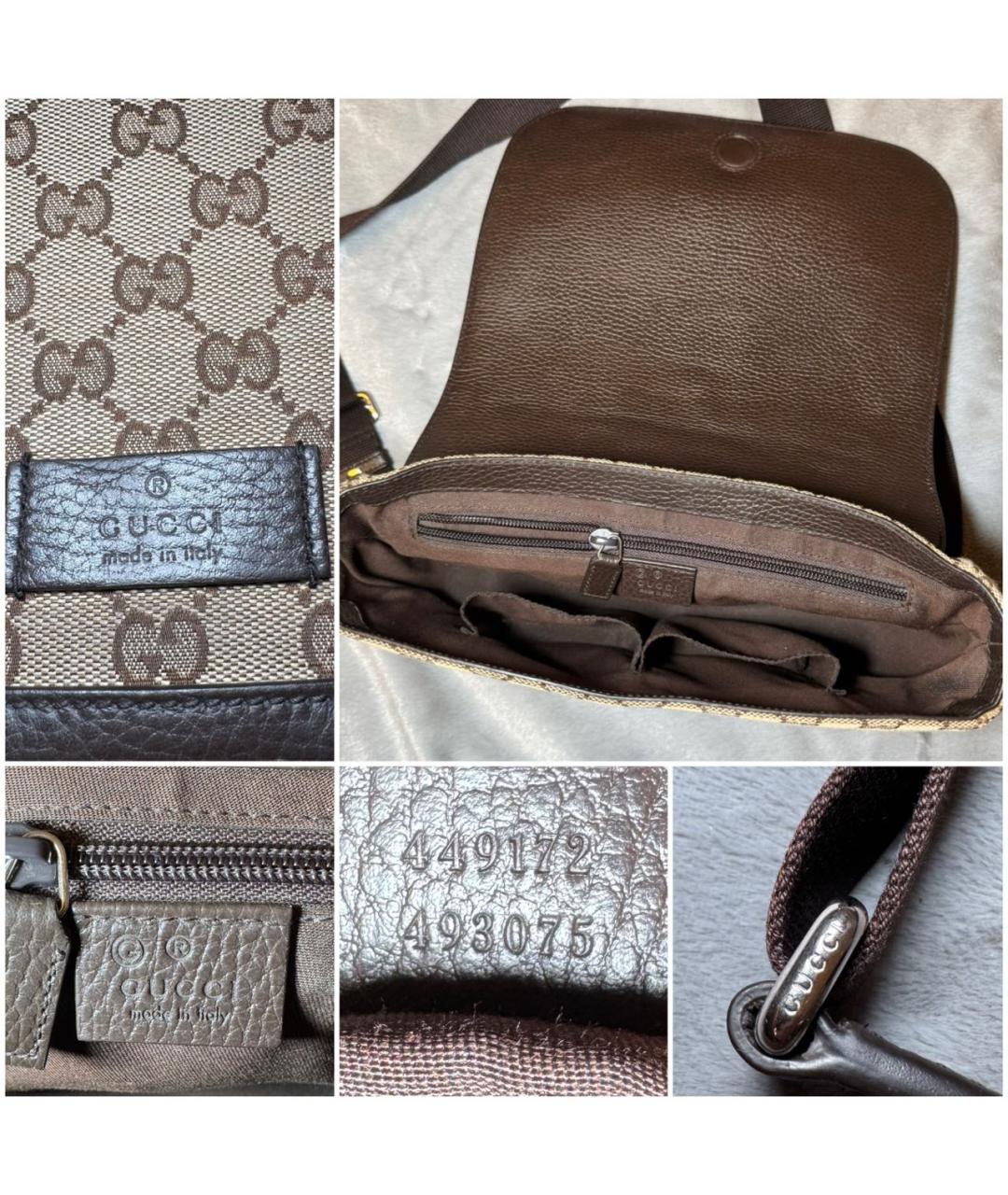 GUCCI Коричневая сумка на плечо, фото 5