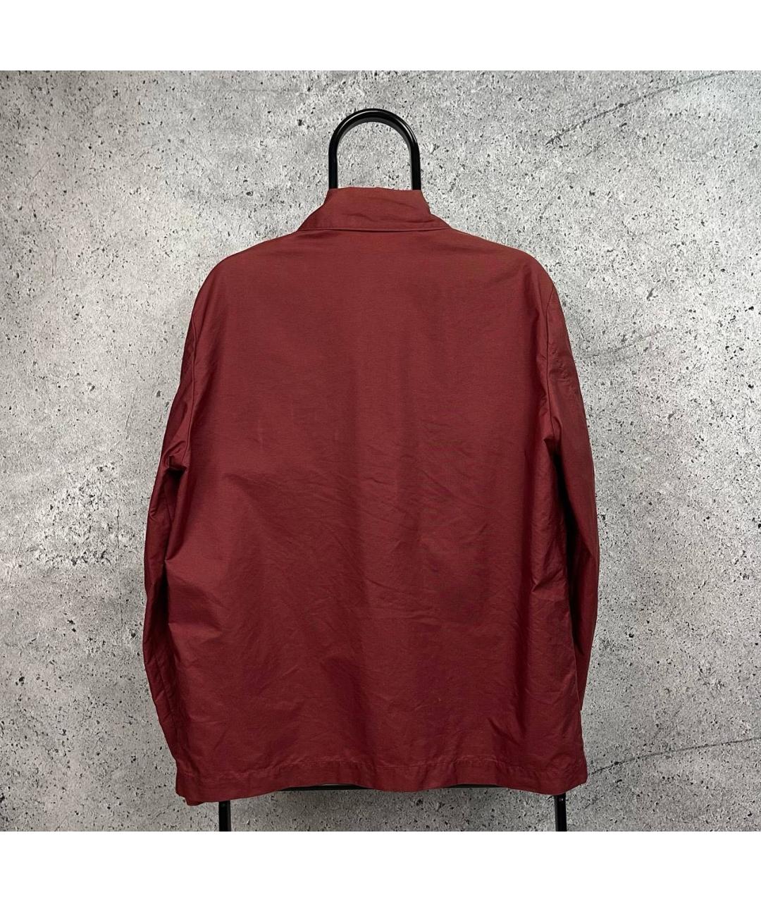 CP COMPANY Бордовая хлопковая кэжуал рубашка, фото 3