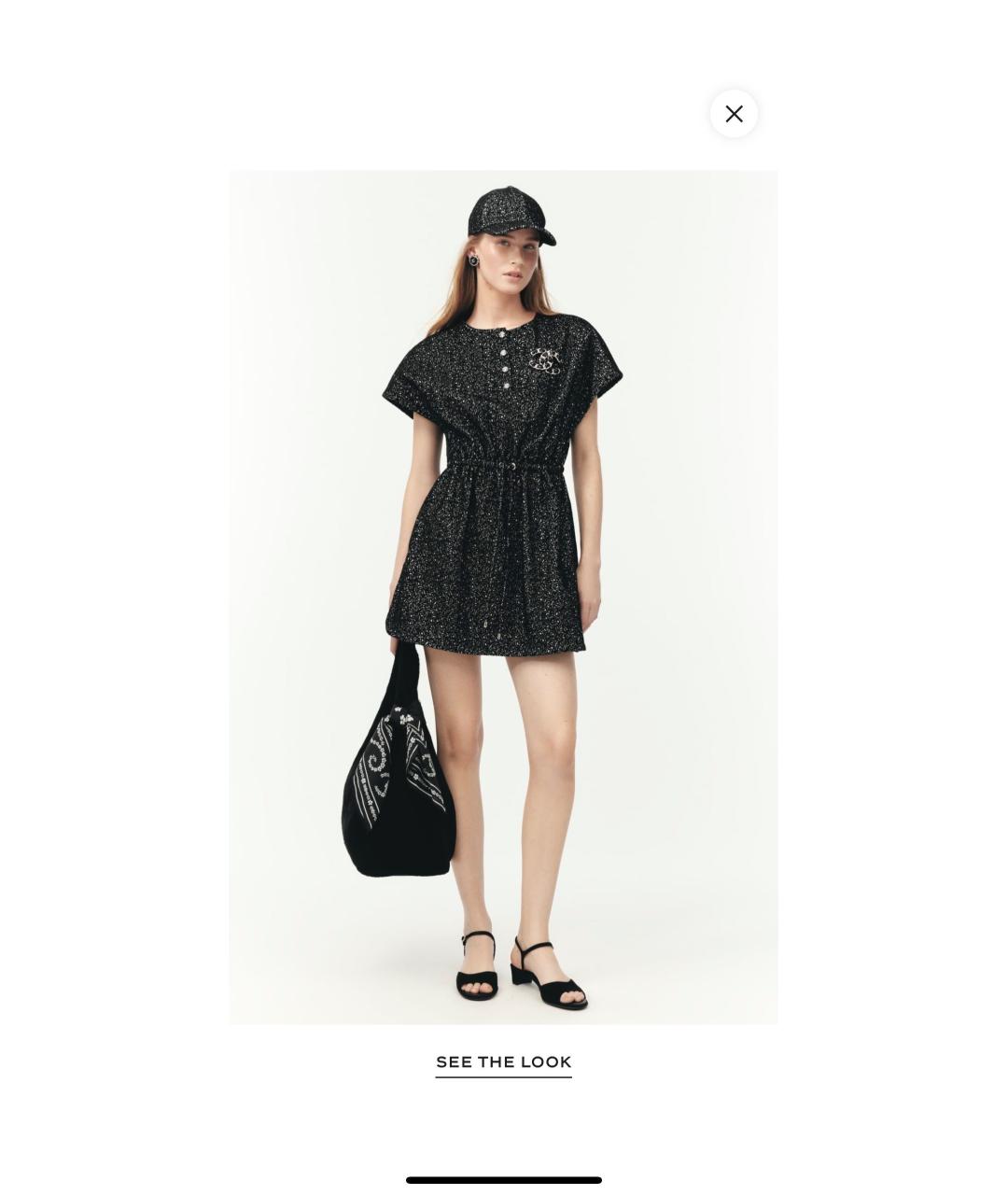 CHANEL Черная кепка, фото 5