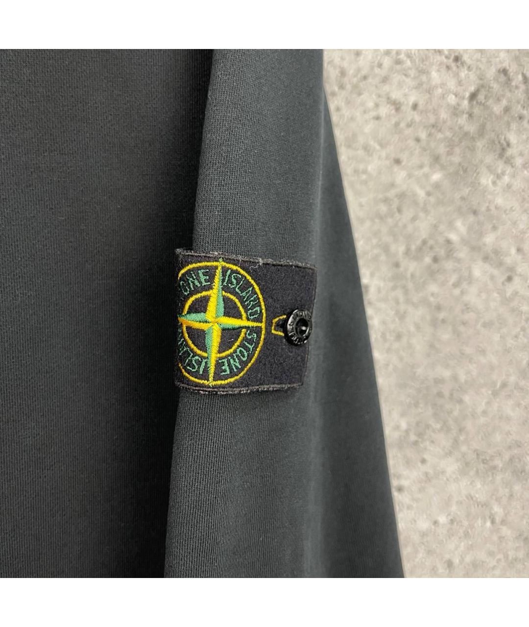 STONE ISLAND Антрацитовый джемпер / свитер, фото 2