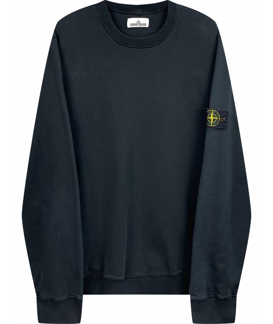 STONE ISLAND Антрацитовый джемпер / свитер, фото 1
