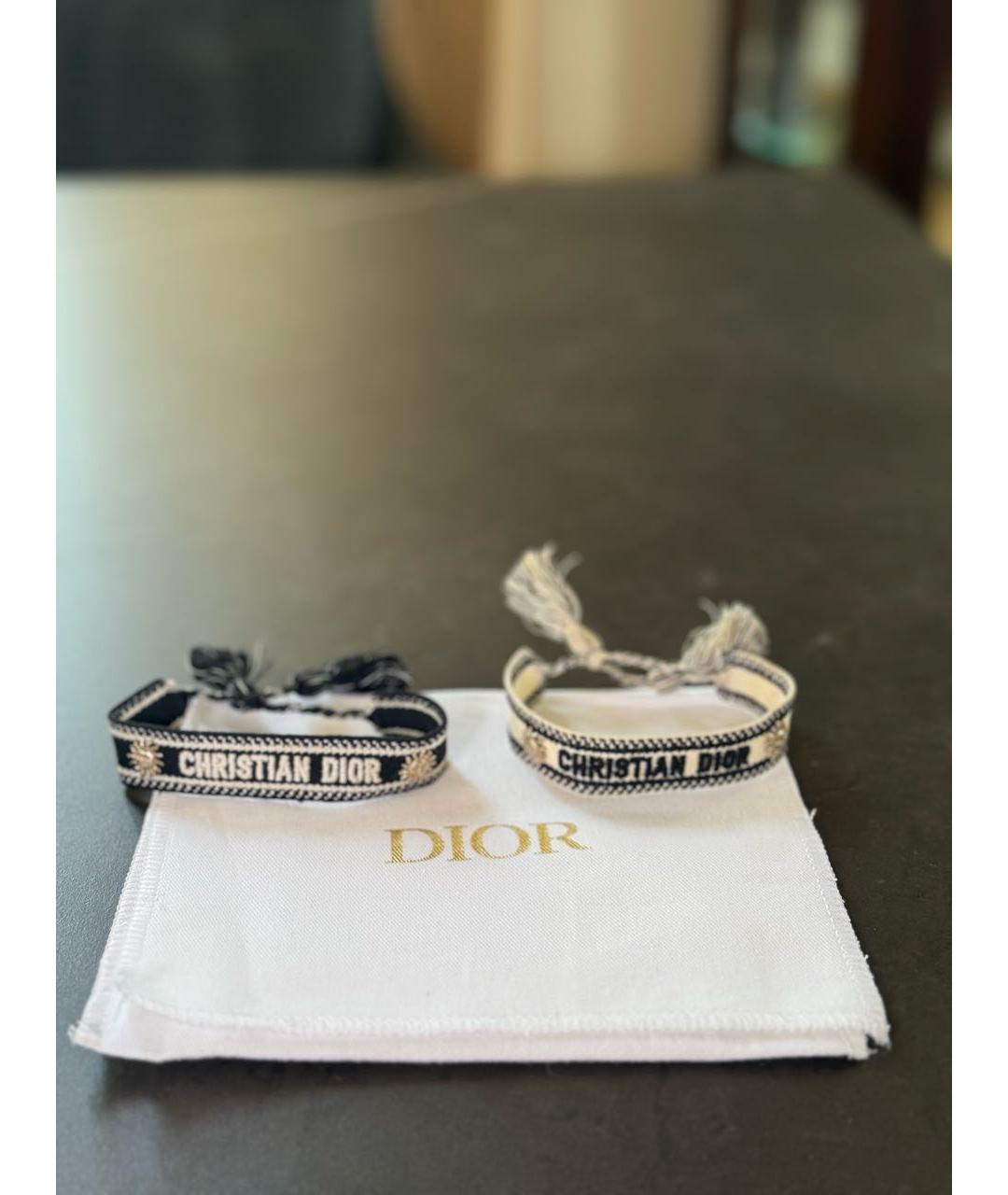 CHRISTIAN DIOR Черный браслет, фото 4