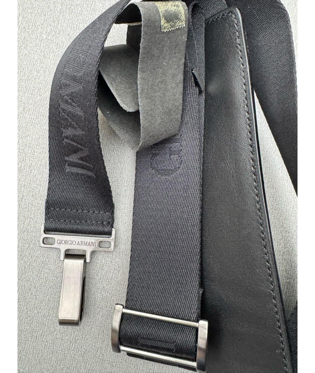 GIORGIO ARMANI Черный портфель, фото 4