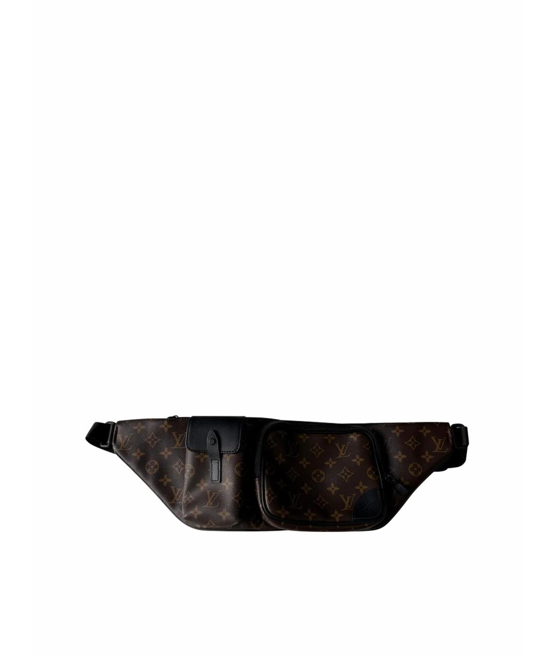 LOUIS VUITTON Коричневая поясная сумка, фото 1