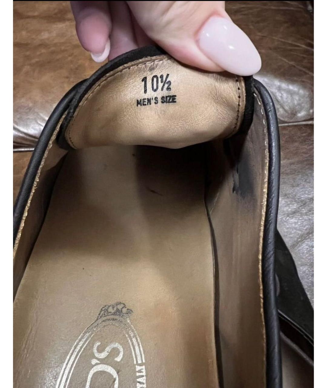 TOD'S Коричневые замшевые низкие ботинки, фото 5