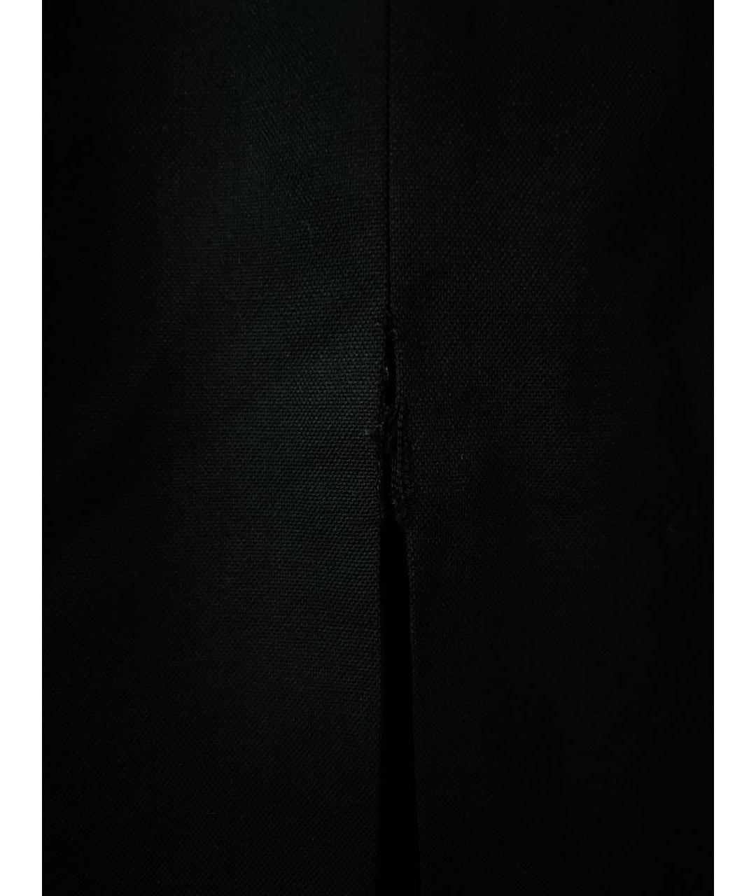 ESCADA Черная шерстяная юбка миди, фото 4