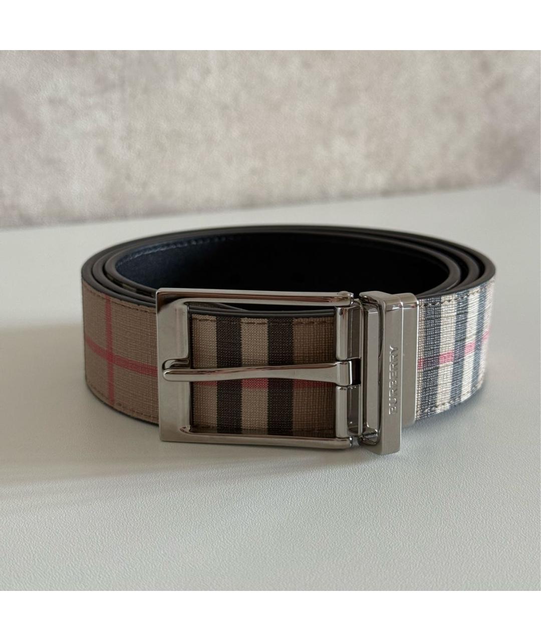 BURBERRY Кожаный ремень, фото 4