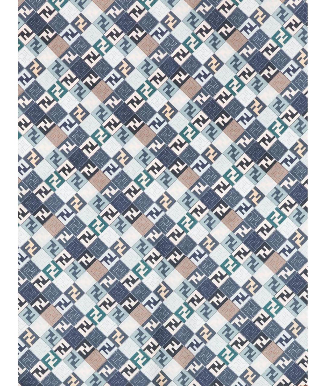 FENDI Мульти шелковый платок, фото 2