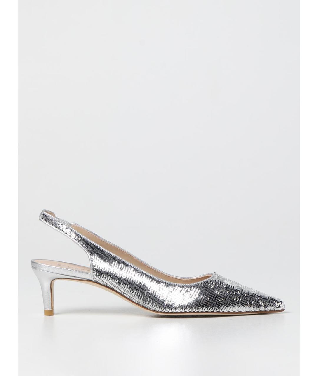 STUART WEITZMAN Серебряные туфли, фото 4