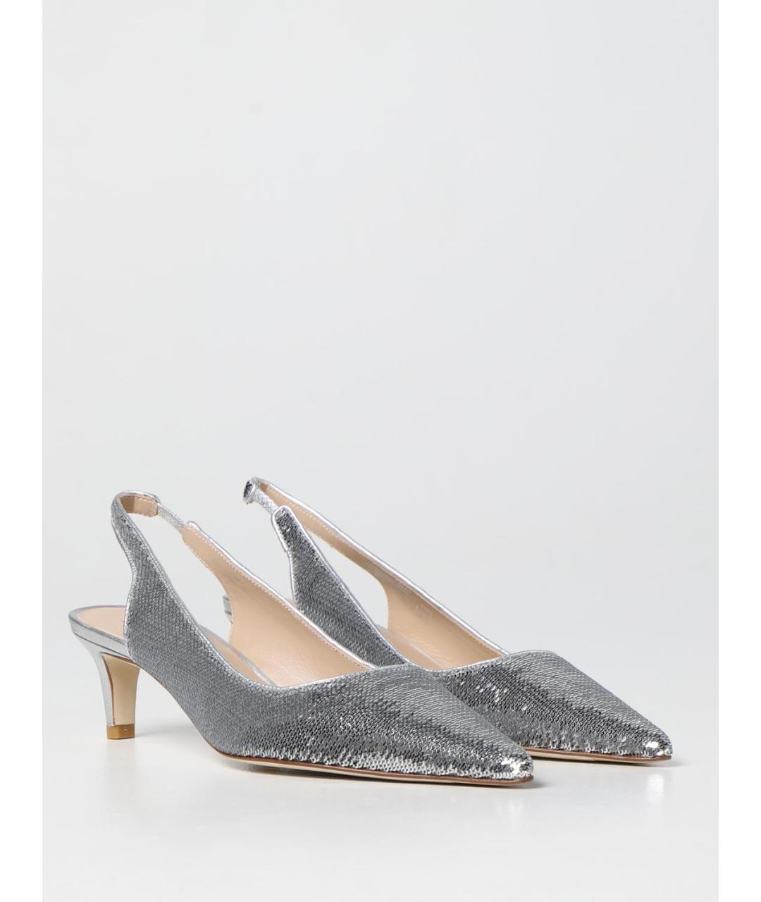 STUART WEITZMAN Серебряные туфли, фото 2