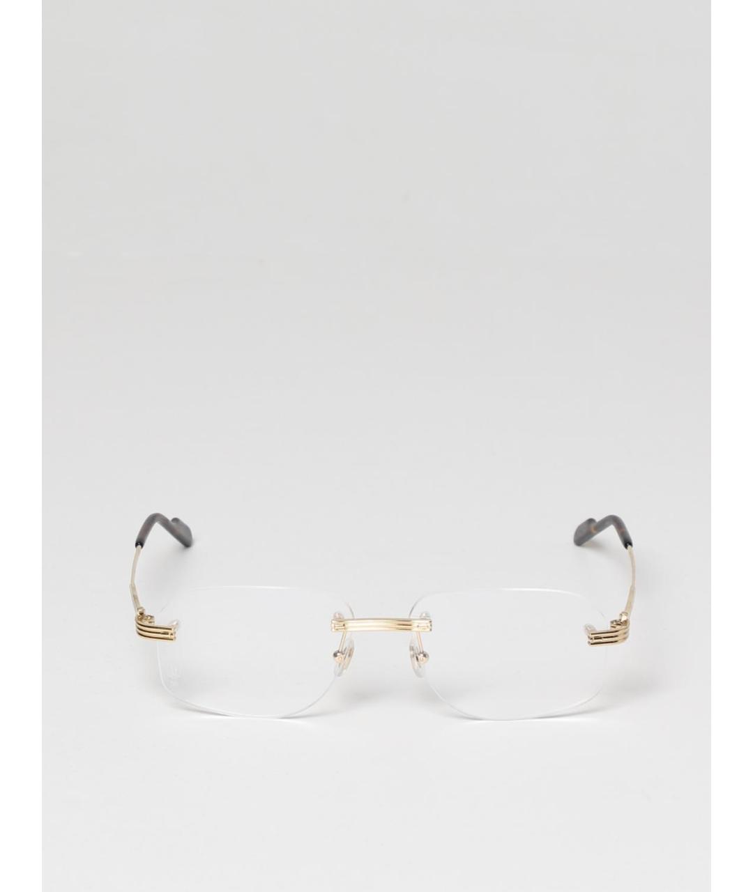 CARTIER Золотые солнцезащитные очки, фото 3