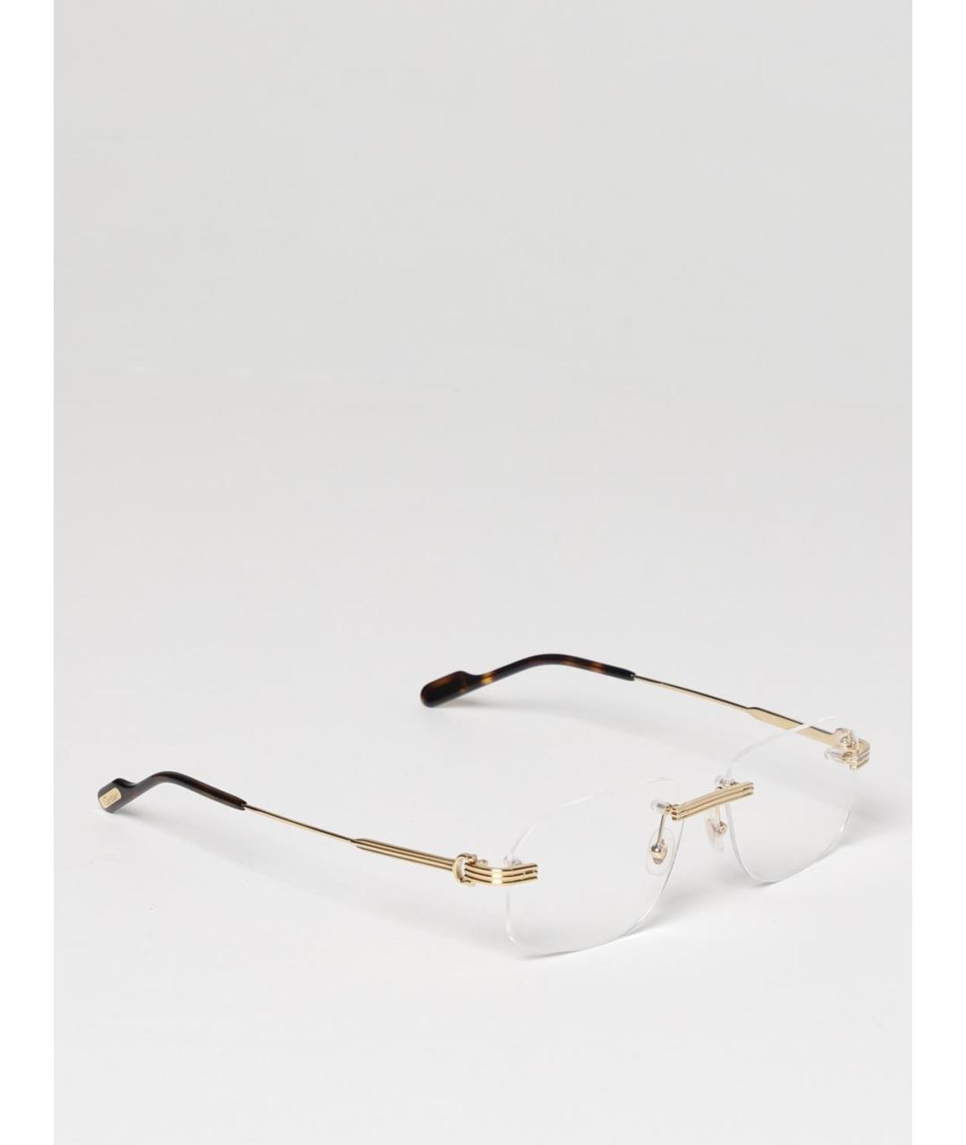 CARTIER Золотые солнцезащитные очки, фото 2