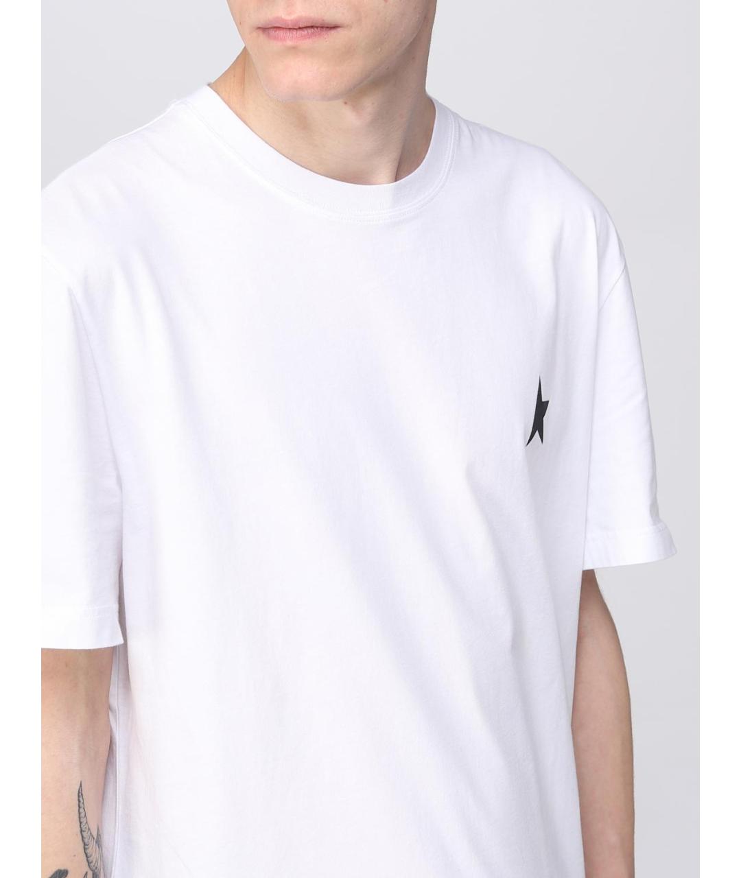 GOLDEN GOOSE DELUXE BRAND Белая футболка, фото 6