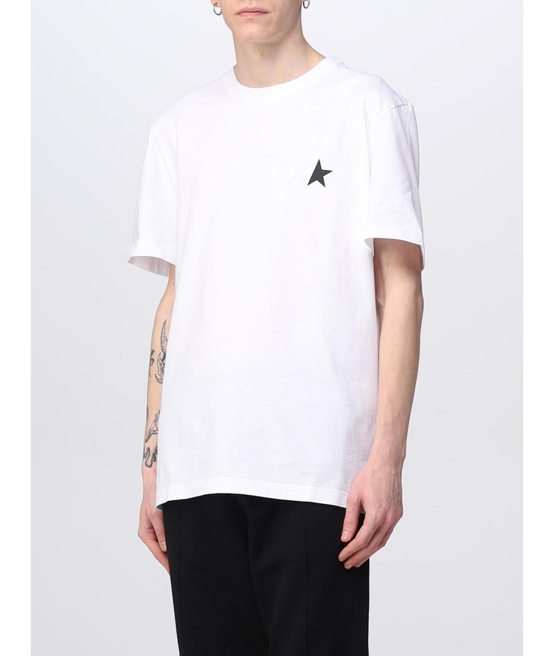 GOLDEN GOOSE DELUXE BRAND Белая футболка, фото 5