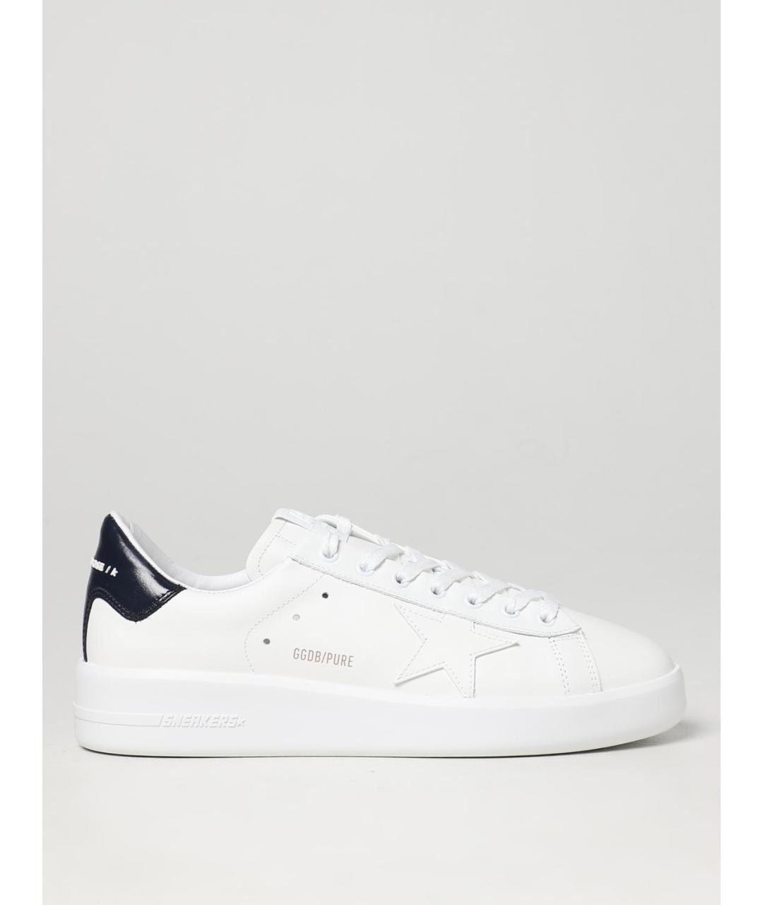 GOLDEN GOOSE DELUXE BRAND Белые кожаные низкие кроссовки / кеды, фото 5