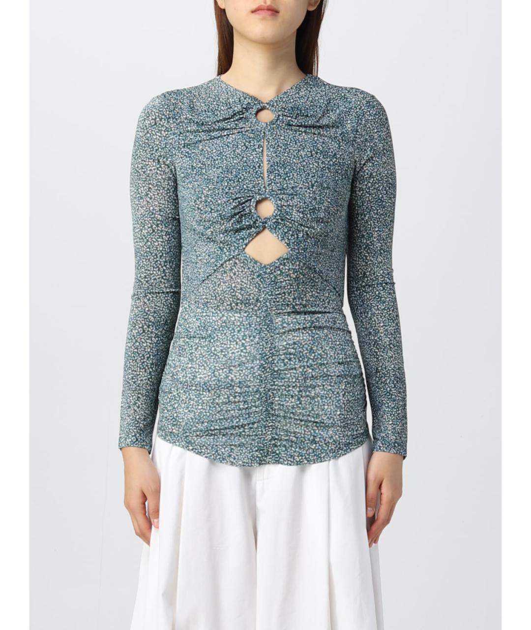 ISABEL MARANT Голубая блузы, фото 2
