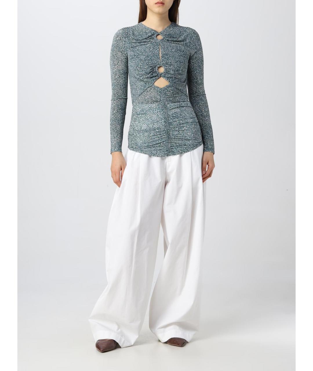 ISABEL MARANT Голубая блузы, фото 3