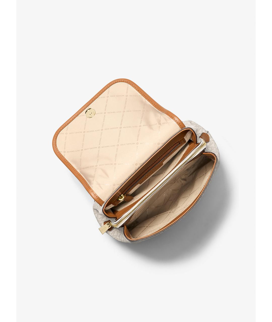 MICHAEL KORS Бежевый рюкзак из искусственной кожи, фото 3