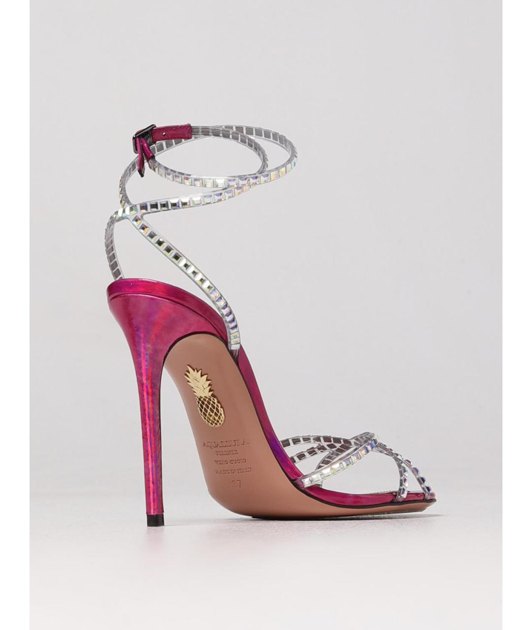 AQUAZZURA Фуксия босоножки, фото 3