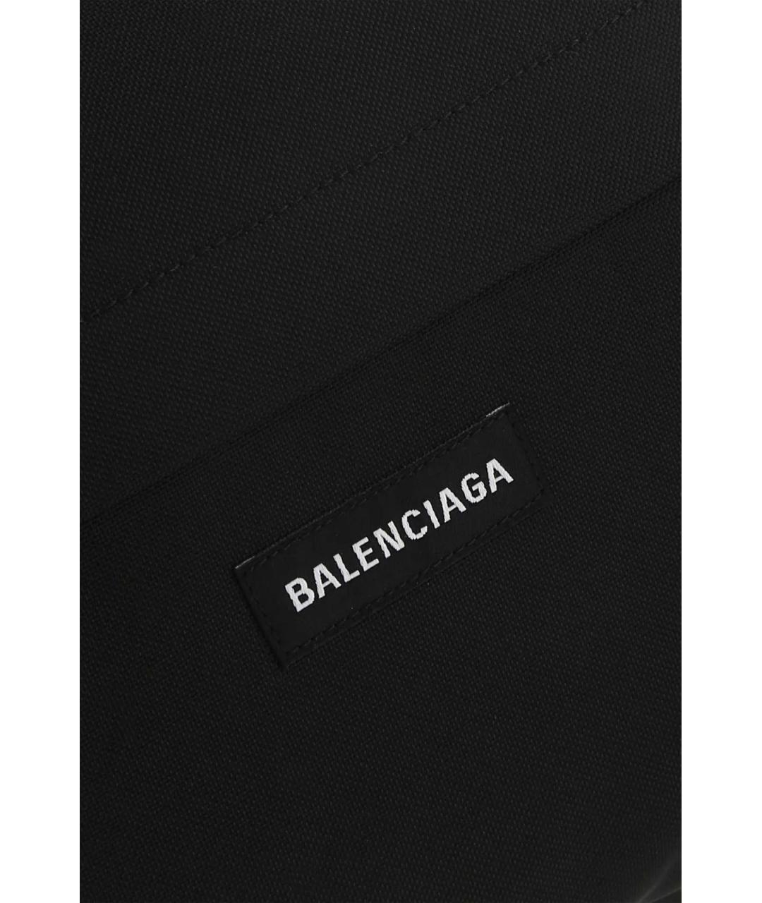 BALENCIAGA Черный синтетический рюкзак, фото 4