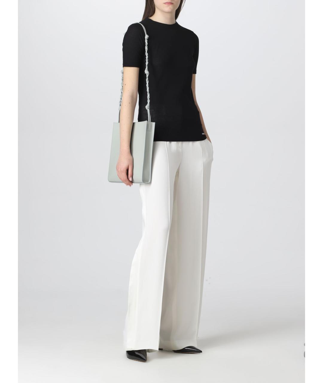 JIL SANDER Черная футболка, фото 3
