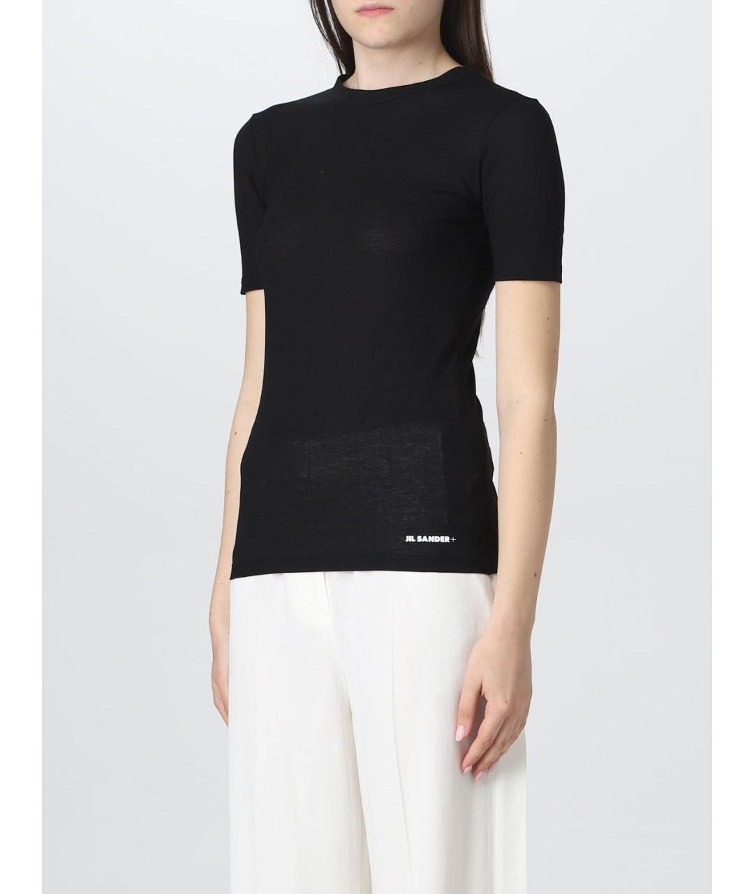 JIL SANDER Черная футболка, фото 5