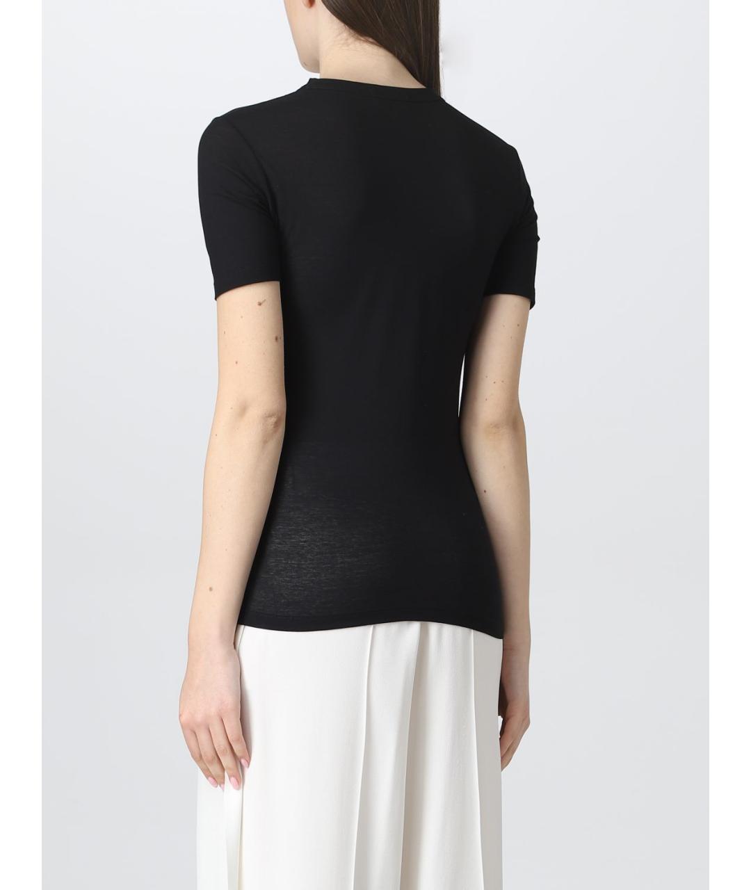 JIL SANDER Черная футболка, фото 4