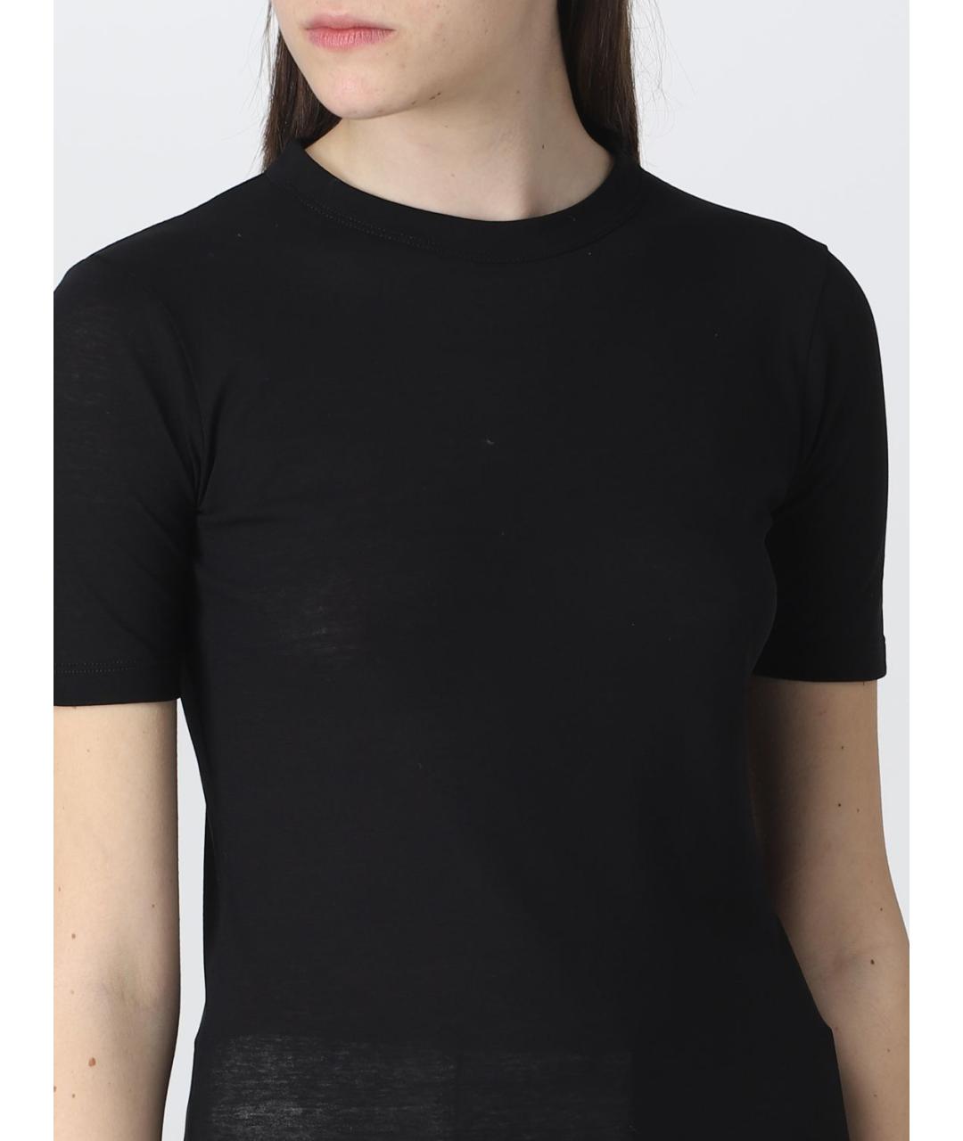 JIL SANDER Черная футболка, фото 6