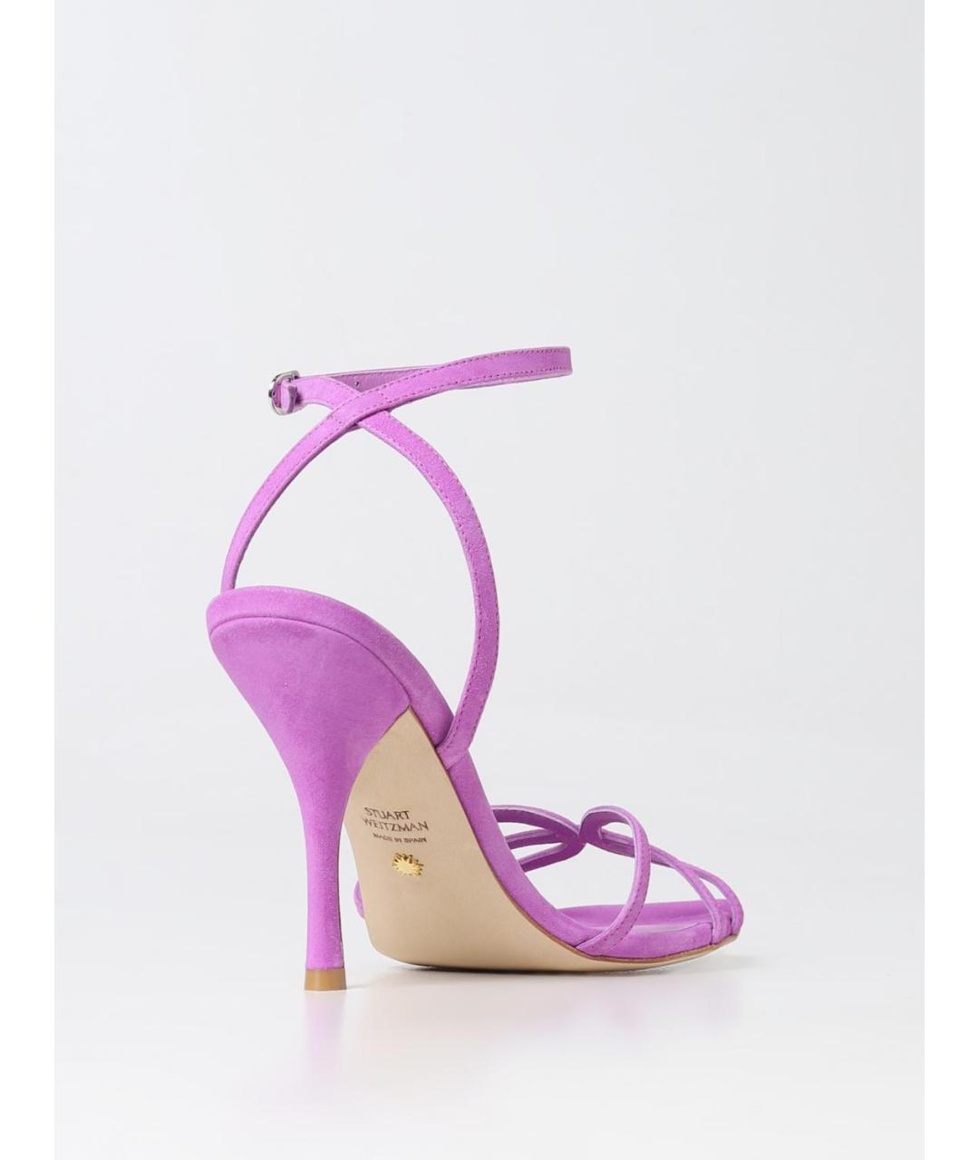 STUART WEITZMAN Фиолетовые босоножки, фото 3