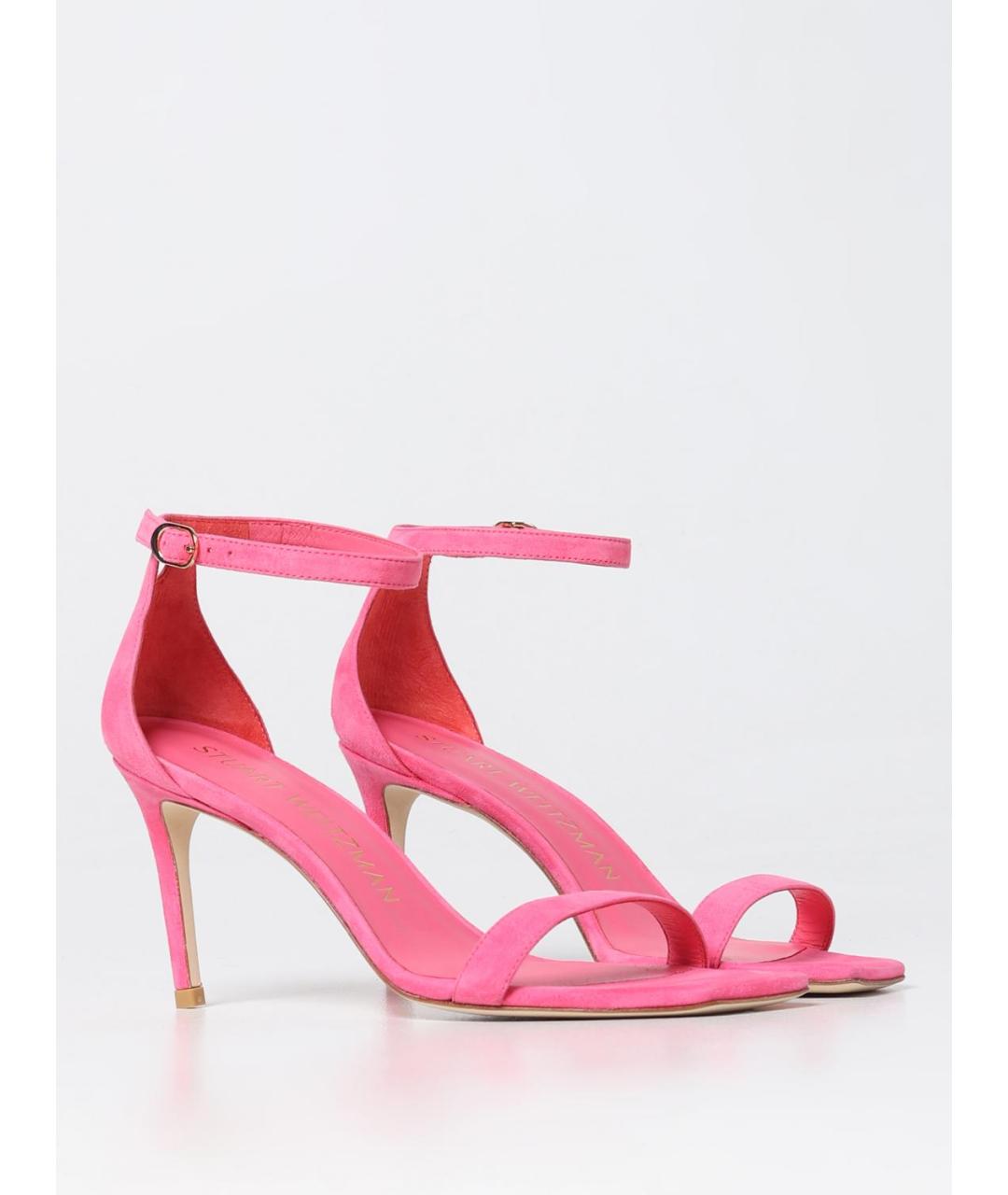STUART WEITZMAN Розовые босоножки, фото 2