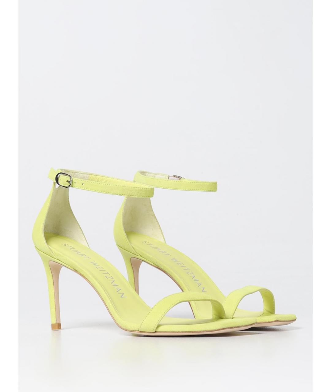 STUART WEITZMAN Желтые босоножки, фото 2