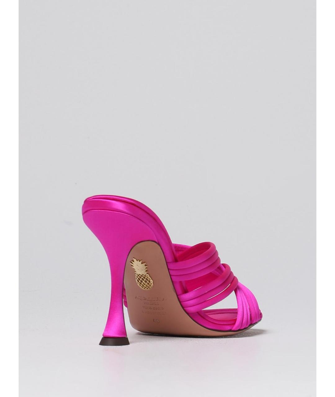 AQUAZZURA Фуксия мюли, фото 3