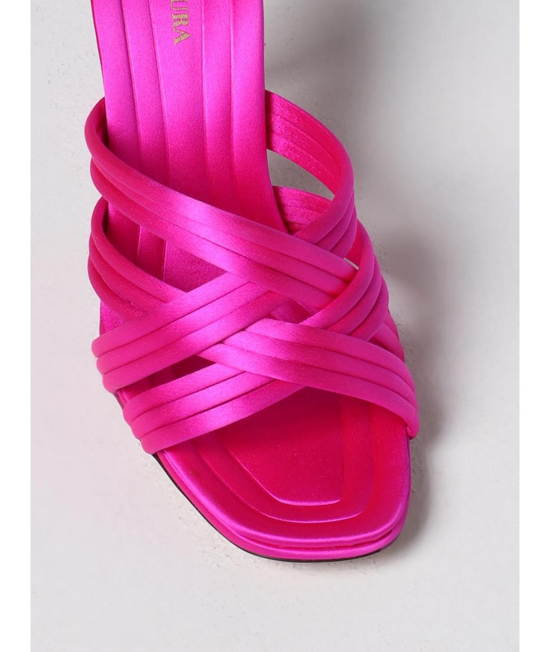 AQUAZZURA Фуксия мюли, фото 4