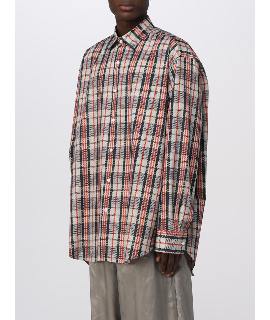 VETEMENTS Мульти хлопковая кэжуал рубашка, фото 5