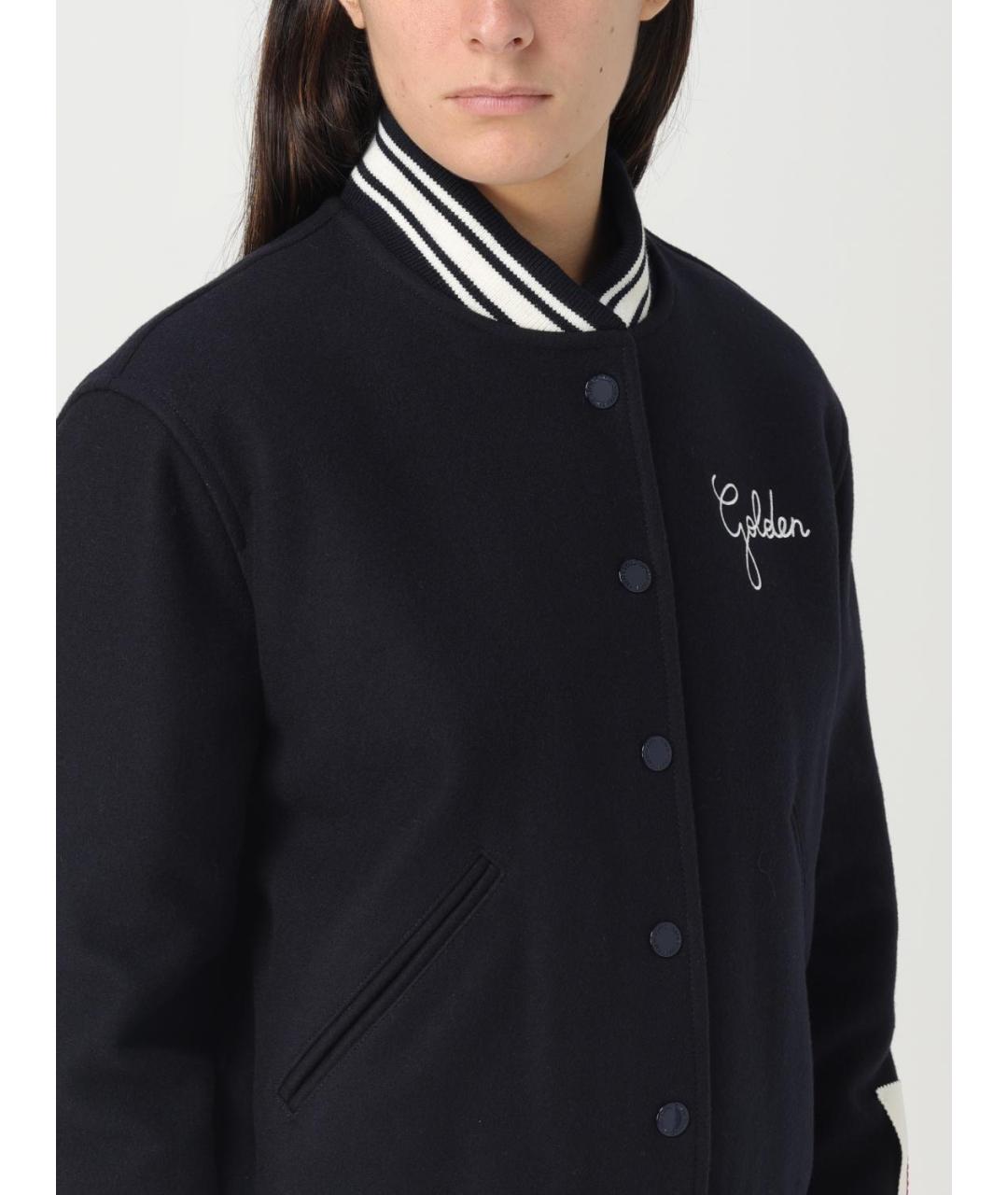 GOLDEN GOOSE DELUXE BRAND Черная шерстяная куртка, фото 5